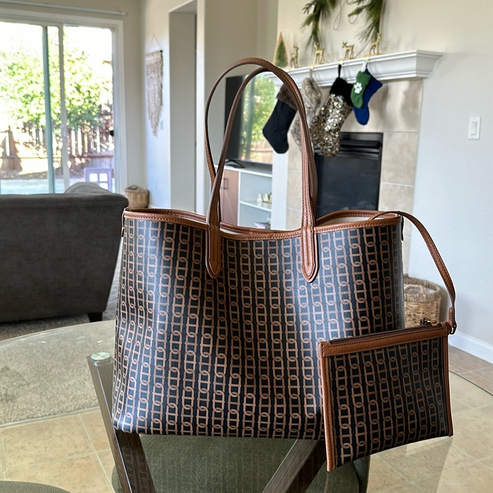 Fossil Williamson Neverfull Coated Fabric Tote